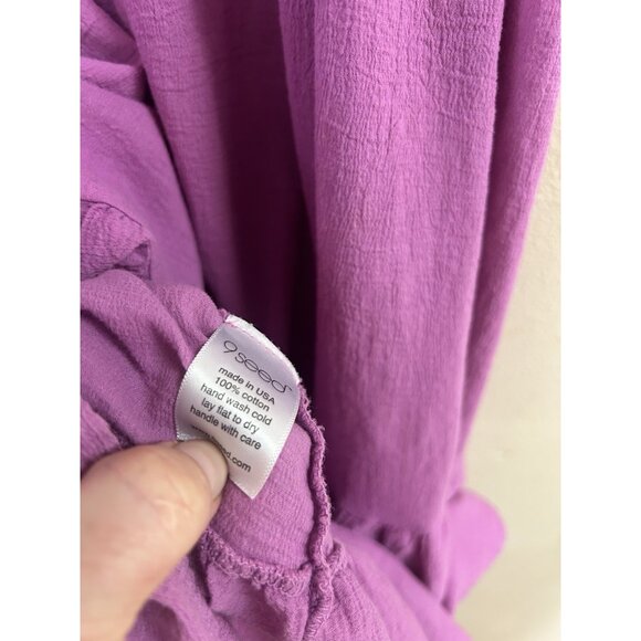 9 Seed Resort St Tropez California Ruffle Mini Dress in Petal Revolve One Size - Picture 7 of 7